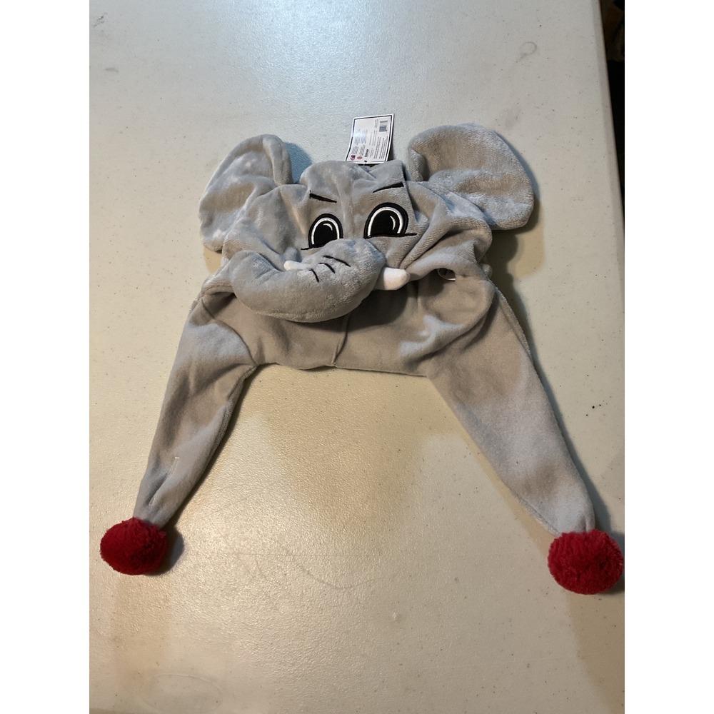 Forever Collectibles Alabama Crimson Tide Big Al Elephant Plush Mascot Hat NWT